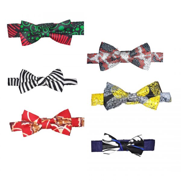 MJ kids ankara bow tie