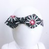 Point tip bow ankara headband by MJ Kids.