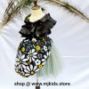 cascade ruffles girl African Print ankara clothing