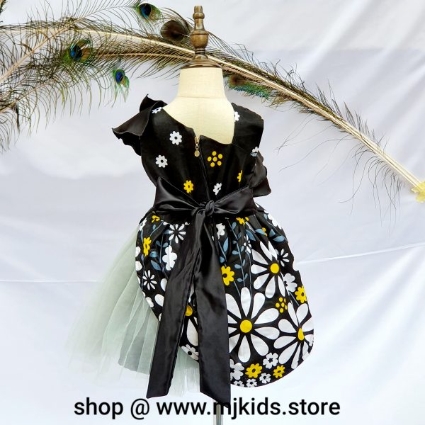 cascade ruffles girl African Print ankara clothing