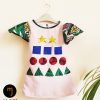 Ankara patch shapes and colour gospel easter dress
