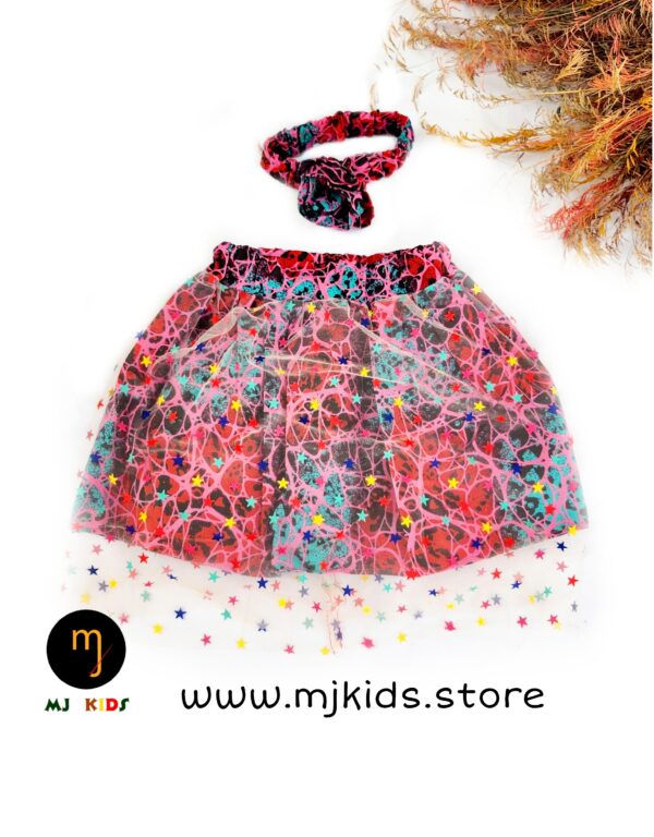 star dazzled skirt